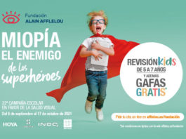 La Fundación Alain Afflelou entrega 5.000 gafas graduadas a niños de entre 5 y 7 años